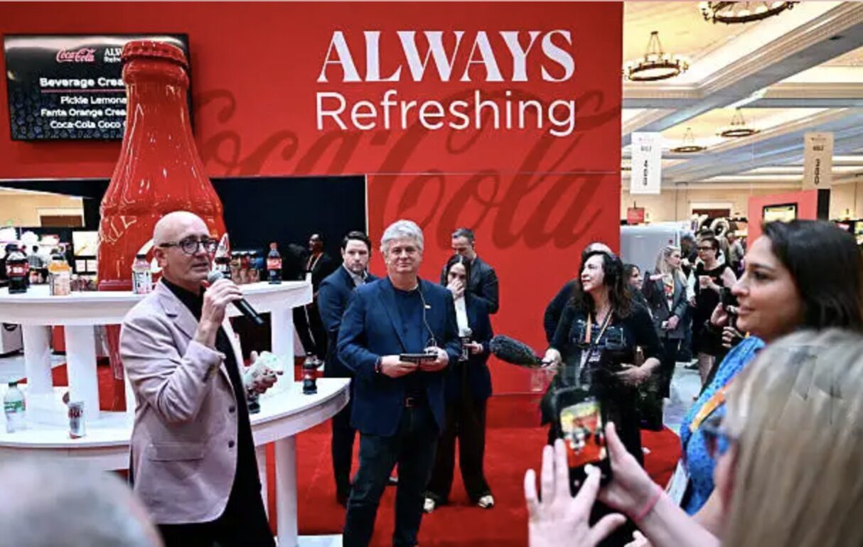 Coca-Cola CinemaCon 2026, brand presentation, Always Refreshing booth
