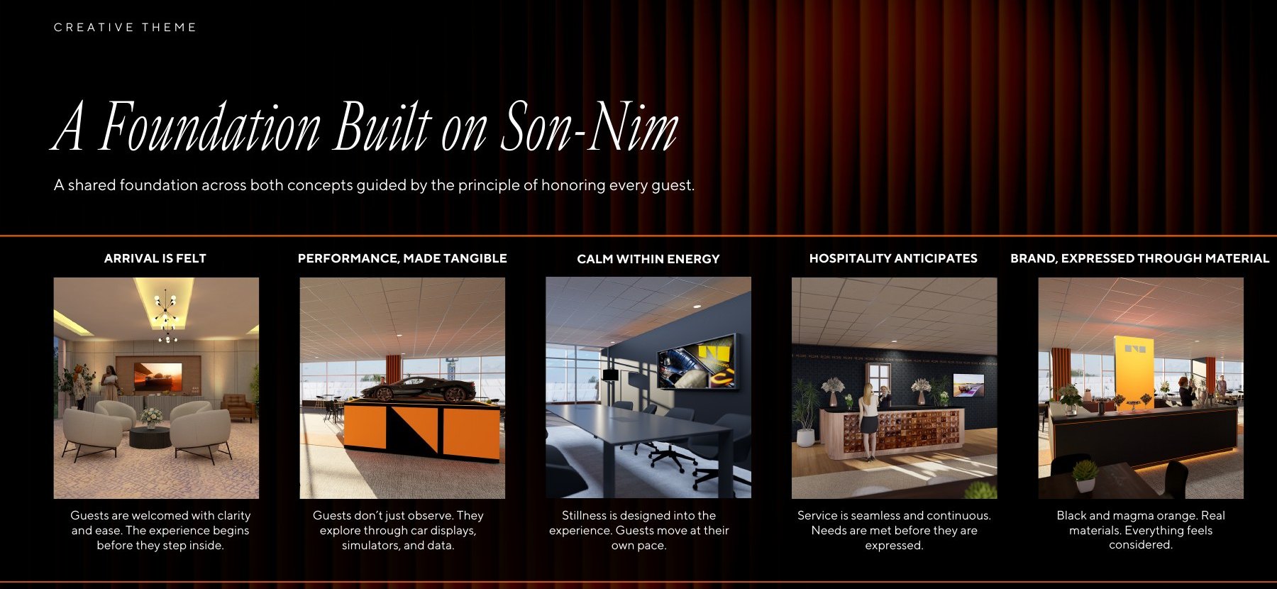 Five design principles built on Son-nim, from the pitch deck